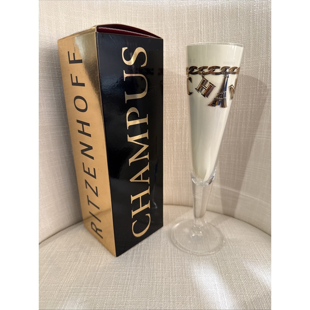 Ritzenhoff Champus Champagne Glass "Margarete‎ Gockel" 2004 #1070092